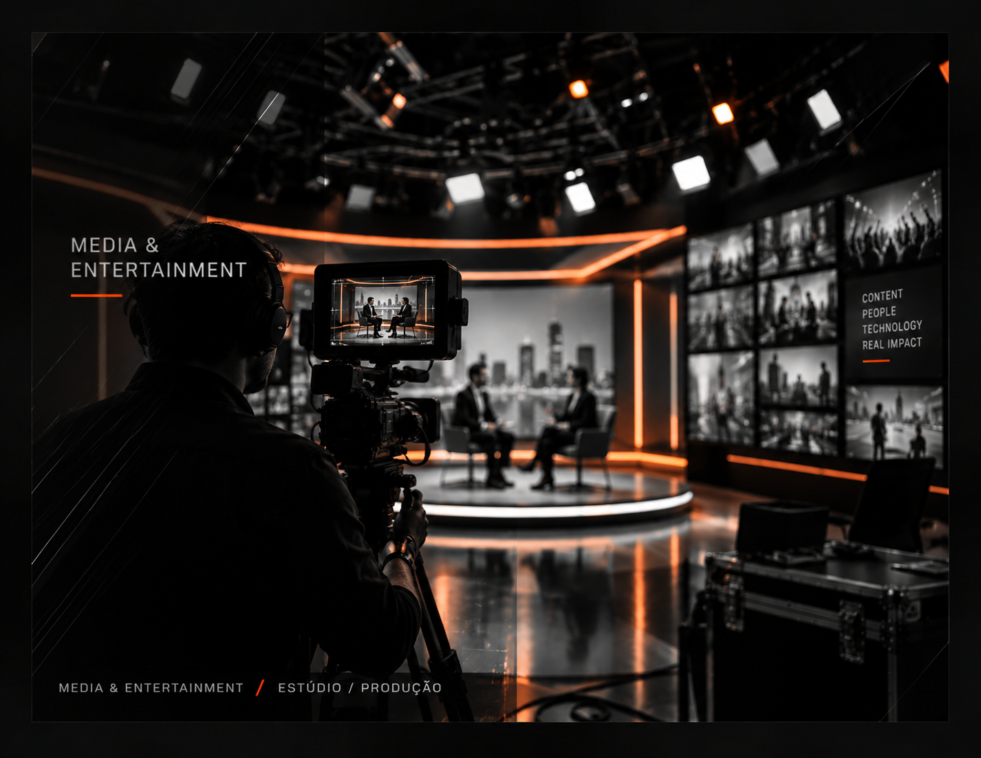 Estúdio / broadcast / produção
